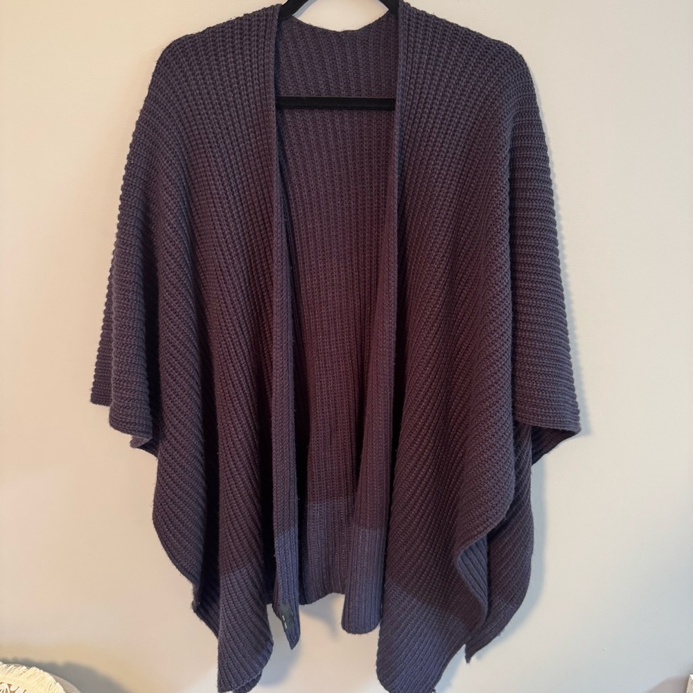 FRAAS Women's Knit Poncho Blue ONE SIZE
